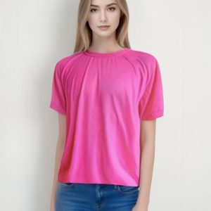 Camiseta Lisa Rosa Pink 100% Poliéster Sublimação