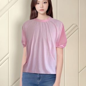 Camiseta Lisa Rosa Claro 100% Poliéster Sublimação